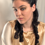 Actress Maria Solovyova in the role of Madonna Laura