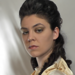 Actress Maria Solovyova in the role of Madonna Laura