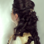Actress Maria Solovyova in the role of Madonna Laura